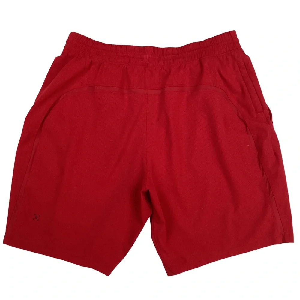 Lululemon Pace Breaker Vented Running Shorts Red
